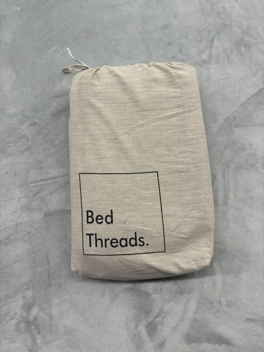 Bed Threads 100% French Flax Linen Duvet Cover Full/Queen In cacao & Hazelnut